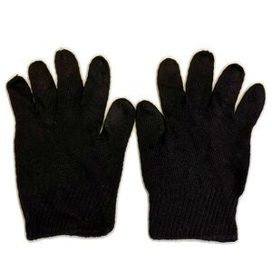 Knit Gloves 3 for 15 SALE CLEARANCE Black Knit Glove Liners